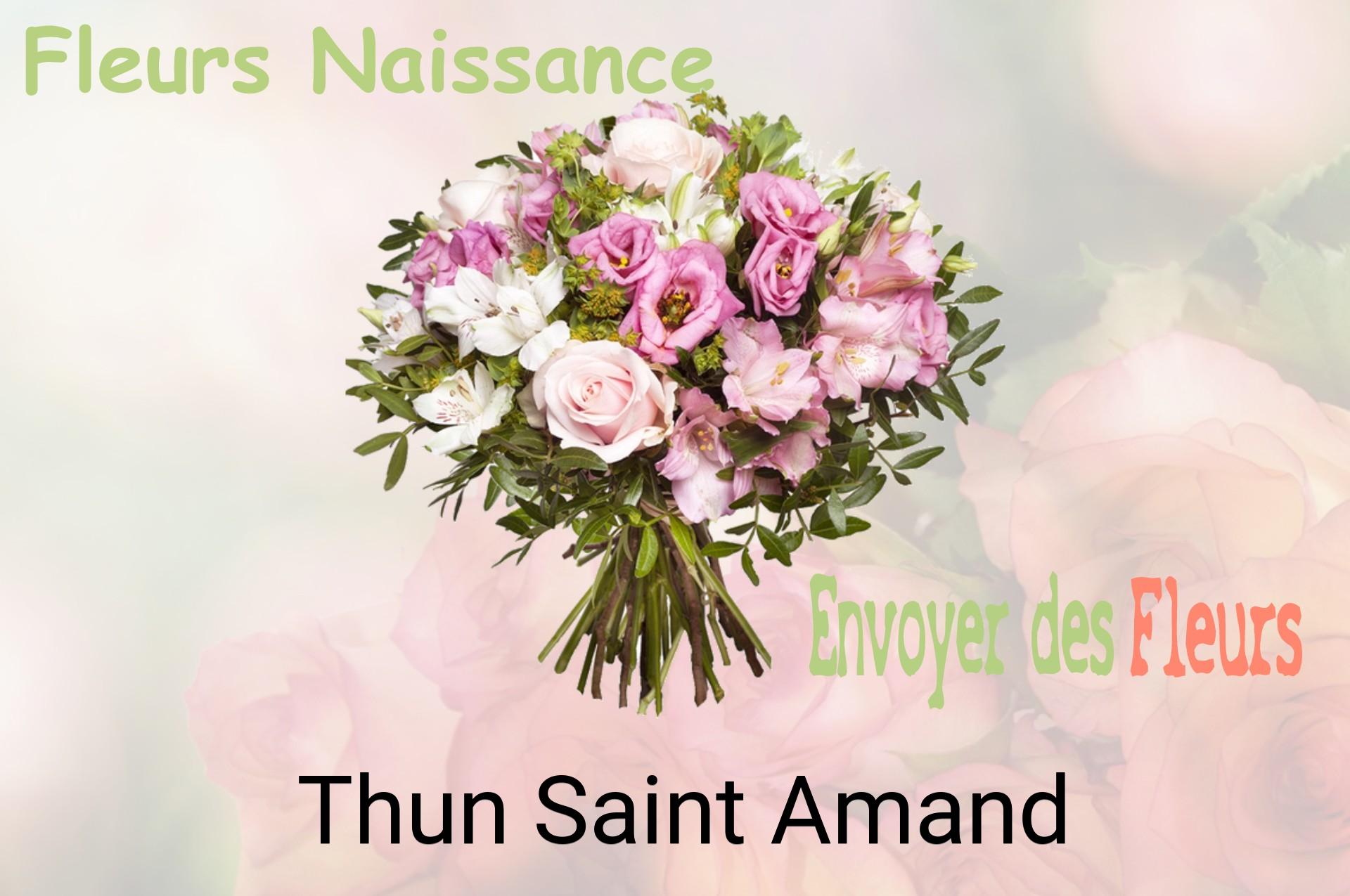 Bouquet de fleurs de naissance livré à Thun-Saint-Amand